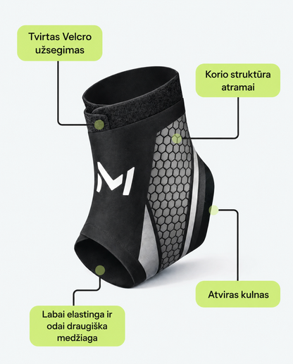 M&Motion – veiksmingas kulkšnies įtvaras
