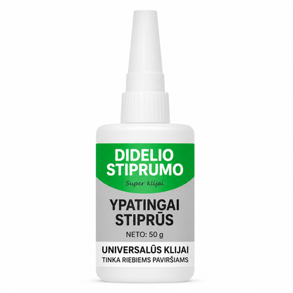 Didelio stiprumo universalūs klijai