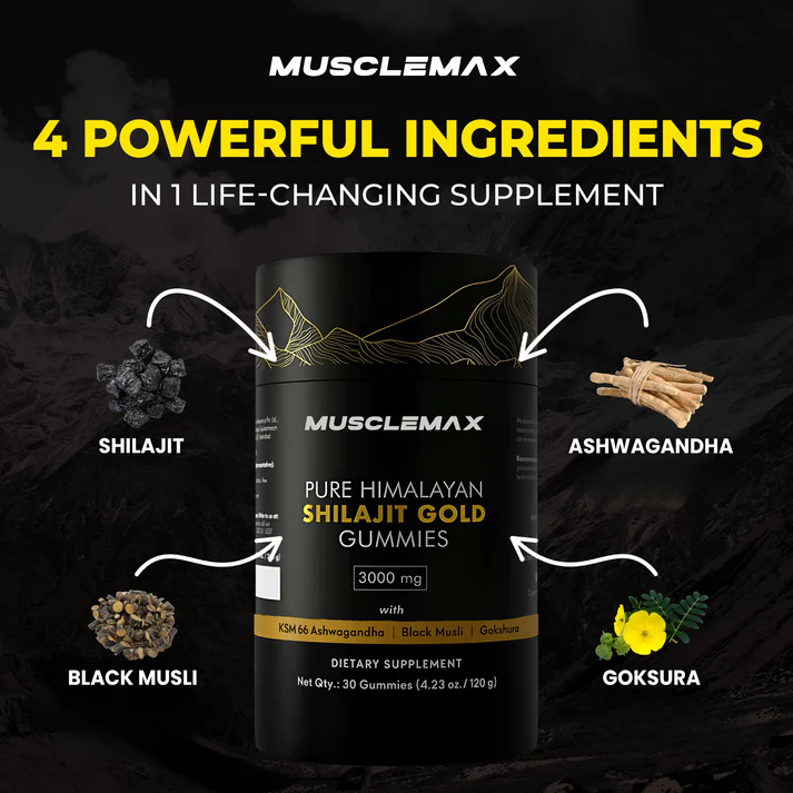 MuscleMax™ Pure Shilajit Gummies
