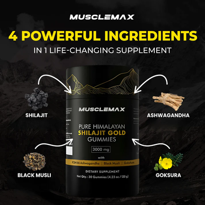 MuscleMax™ Pure Shilajit Gummies